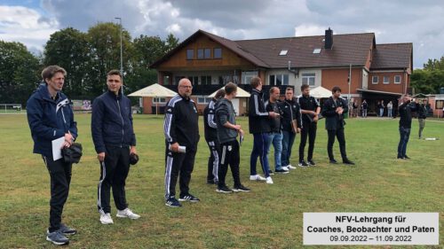 Lehrgang für Coaches, Beobachter und Paten in Barsinghausen